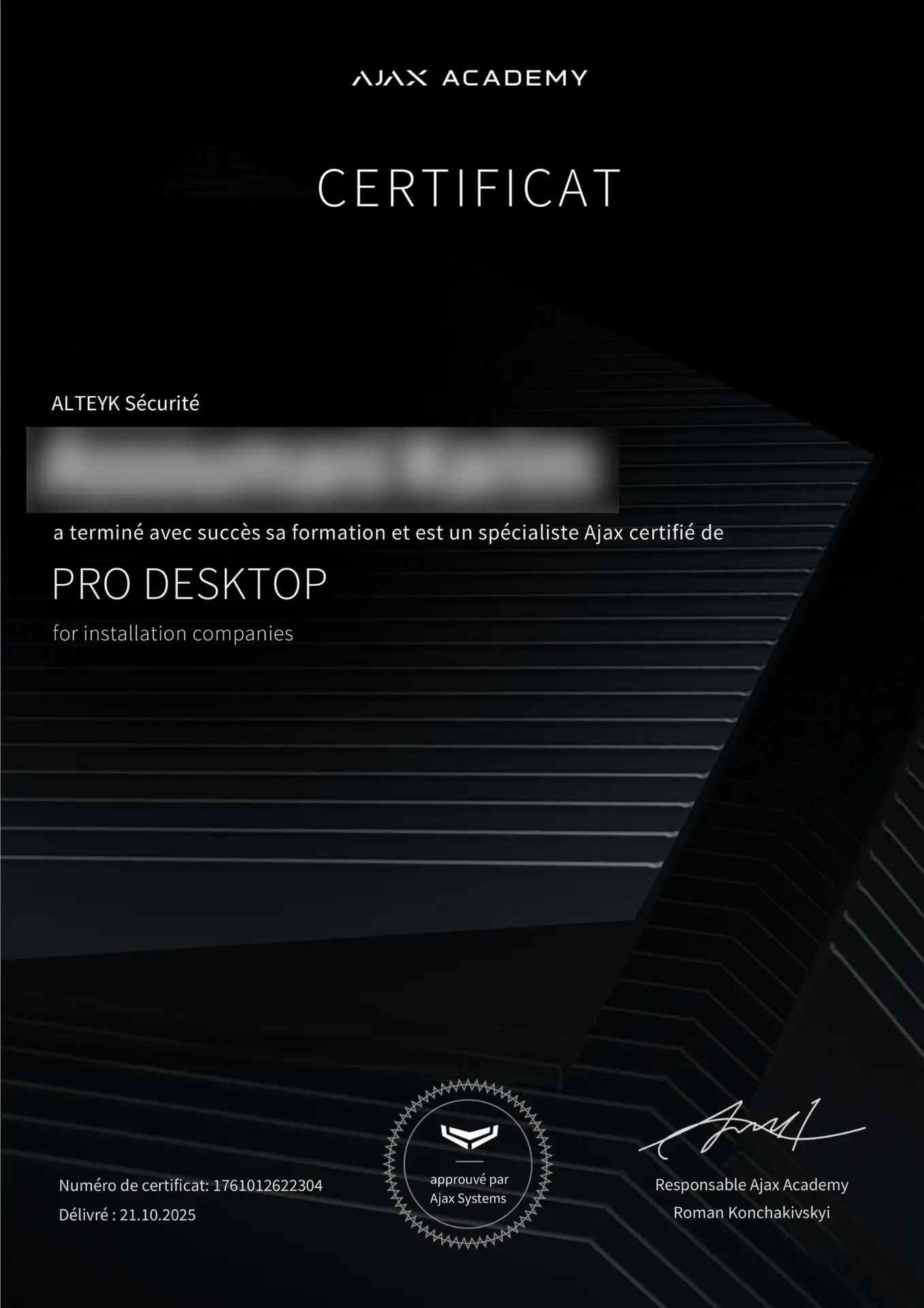 Pro desktop - ALTEYK Sécurité
